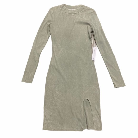Young Fabulous Broke Dress Long Sleeve Midi - Picture 1 of 6
